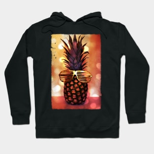 Pineapple with Grill Glasses Hoodie